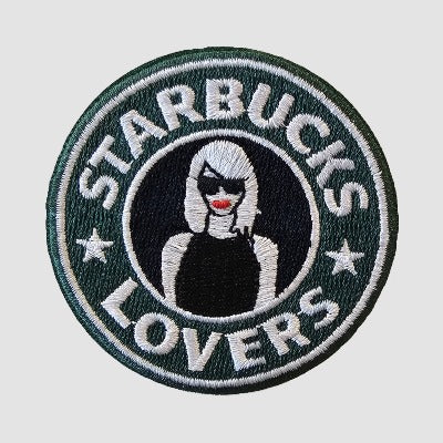 Taylor Swift Starbucks Lovers Embroidered Patch - front